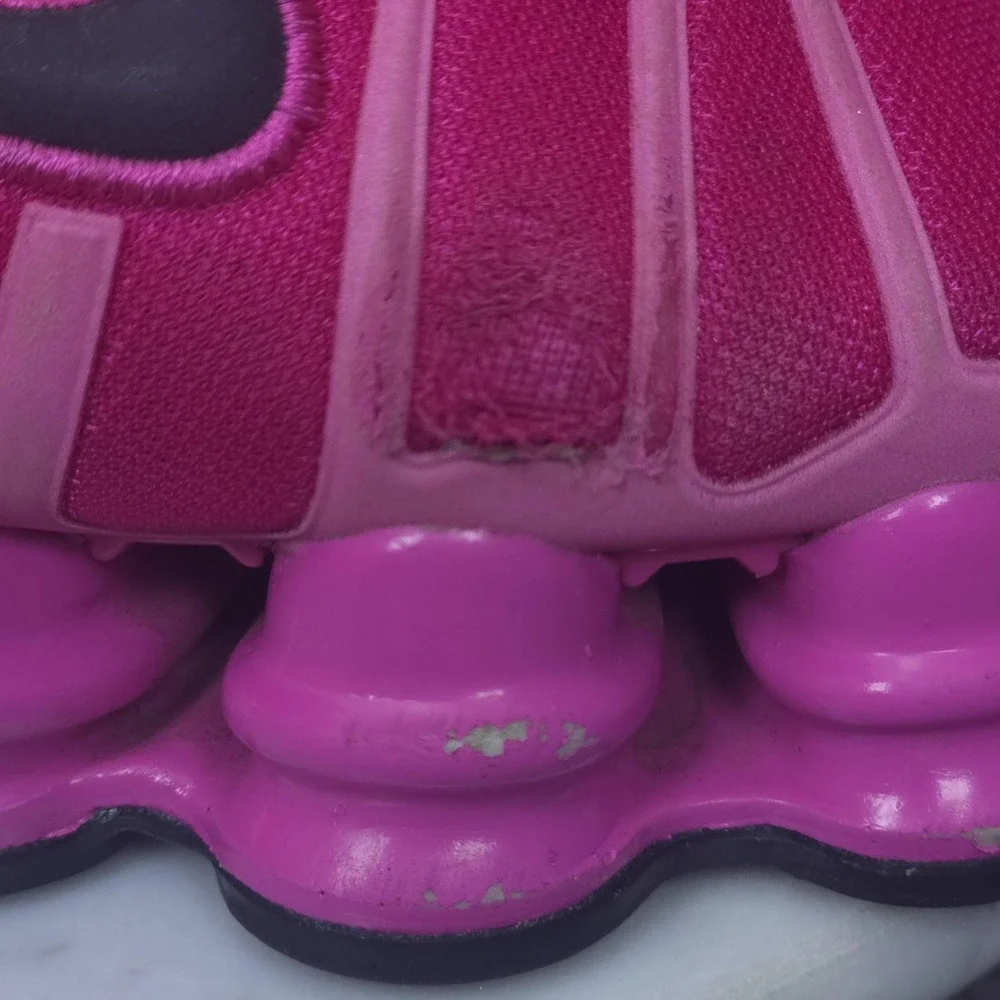 Nike Shox Shoes Mens Size 10.5 Pink Mesh Low Top Running Sneakers IH1338-600